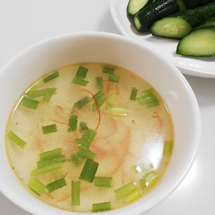 戻さないからすぐ出来る！春雨スープ